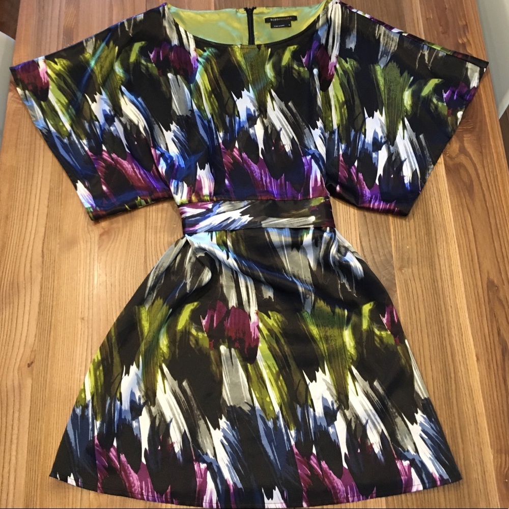 Colorful Paint Stroke BCBG Dress